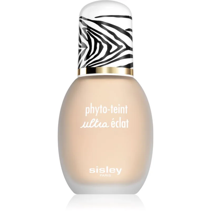 Sisley Phyto-Teint Ultra Eclat μακράς διαρκείας ρευστό μεικ απ για λαμπρή επιδερμίδα απόχρωση 1+ Ecru 30 ml