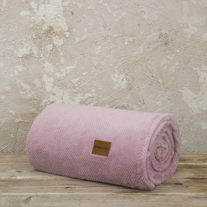 Κουβέρτα Καναπέ Nima Mellow Ροζ 130x170