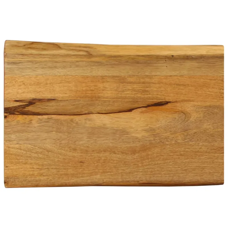 vidaXL Επιφάνεια Τραπεζιού 70x40x3,8 εκ. Live Edge Μασίφ Ξύλο Μάνγκο