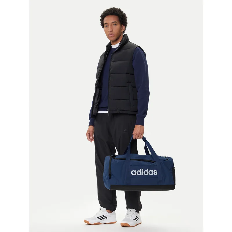 Σάκος adidas Linear Duffel Medium IN6116 Σκούρο μπλε