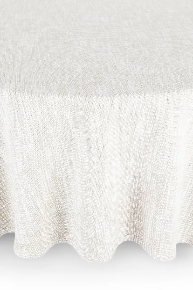 Coincasa τραπεζομάντηλο ροτόντας μονόχρωμο 180 cm - 007155722 Εκρού