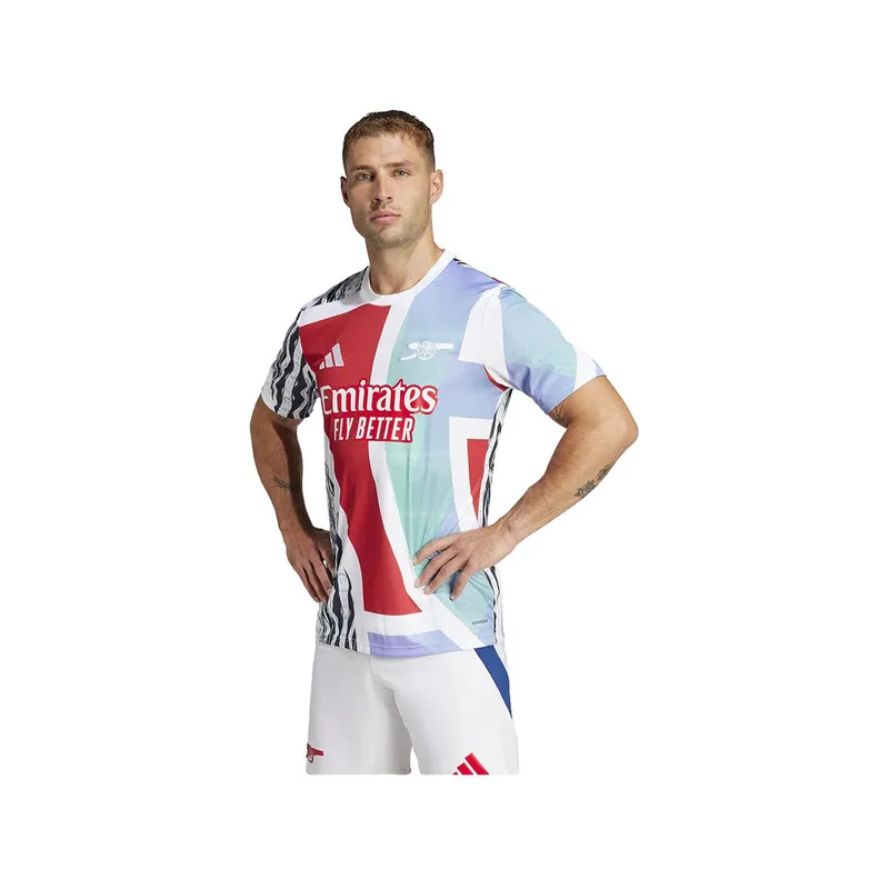 T-shirt με κοντά μανίκια adidas T-shirts Arsenal 24/25 Pre Match 100% matériaux recyclés