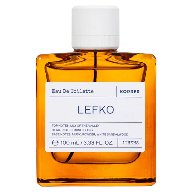 Korres Eau De Toilette Lefko Γυναικείο Άρωμα με Νότες Άνθους Μιγκέ, Τριαντάφυλλου & Παιώνιας 100ml