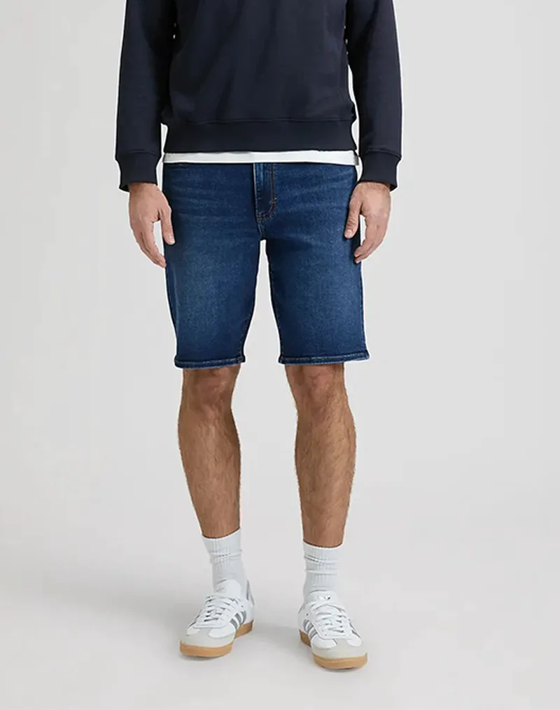 LEE XM 5 POCKET SHORT 112376331-CYRAX DenimBlue