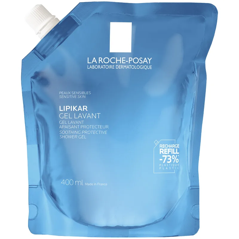 La Roche-Posay Lipikar Gel Lavant Soothing Protective Shower Gel Ανταλλακτικό Τζελ Καθαρισμού με Καταπραϋντική Δράση 400ml Refill