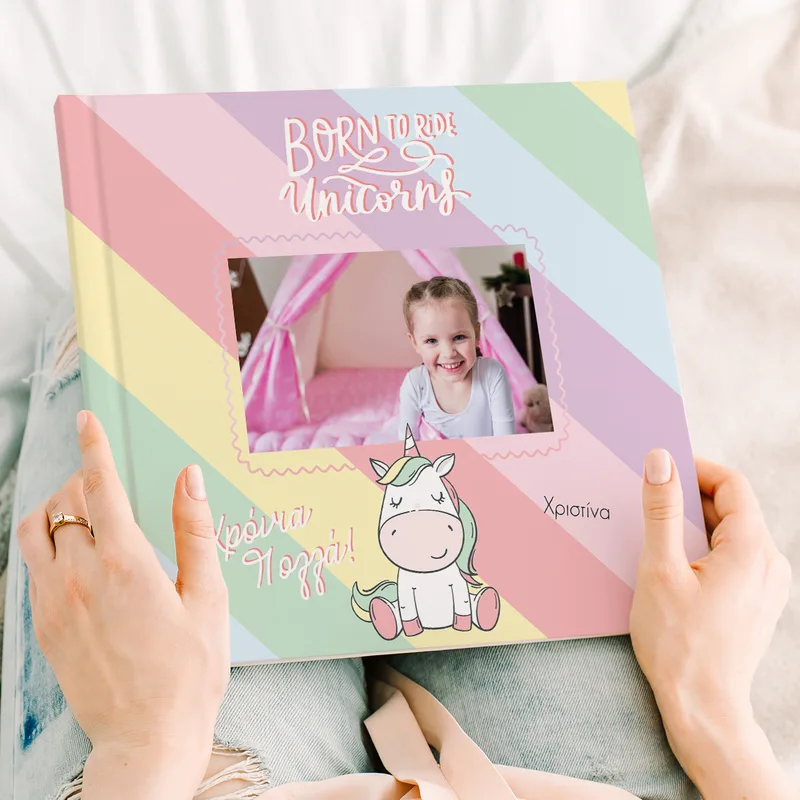 Born to Ride Unicorns - Premium Photobook - 20X20 - Τετράγωνο