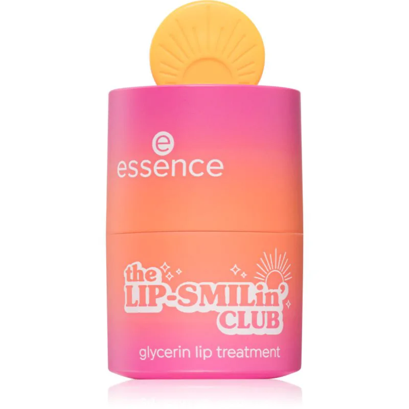 essence the LIP-SMILIN' CLUB Βάλσαμο για χείλη με γλυκερίνη απόχρωση 01 Sunshine Mood: On! 12 γρ