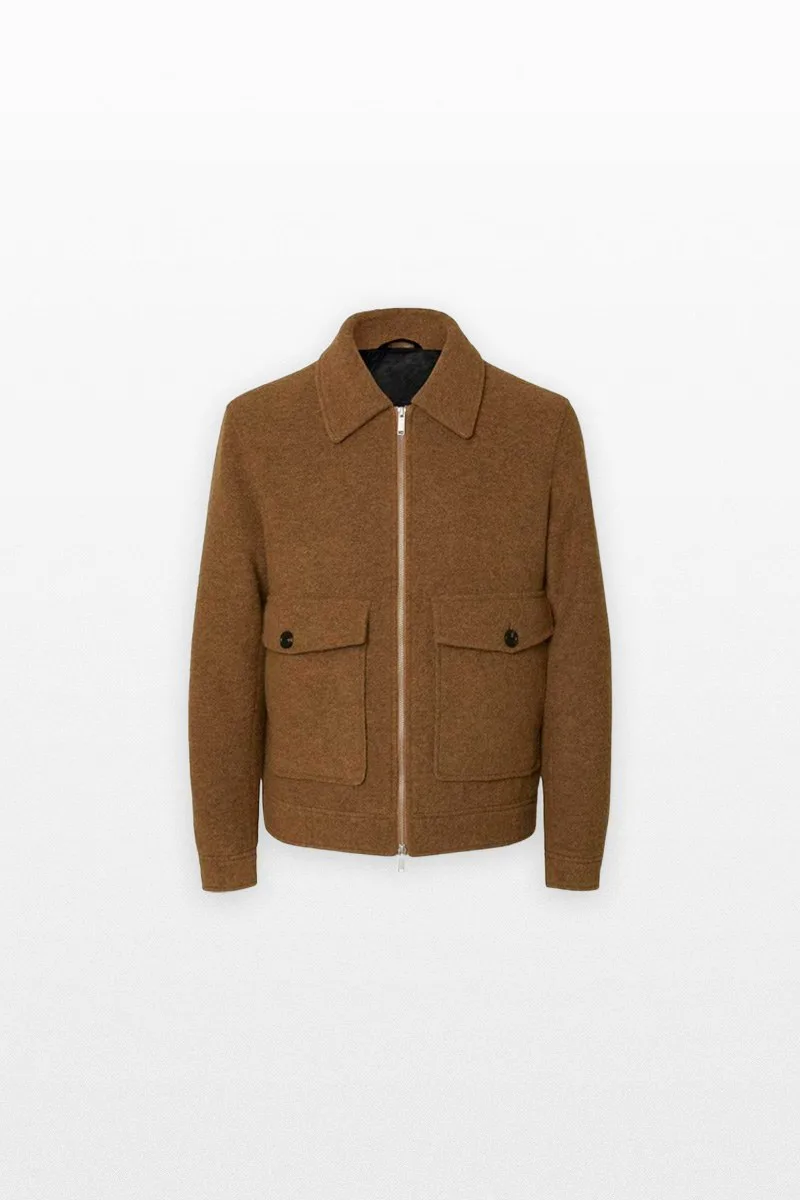 SELECTED HOMME Ανδρικό Καφέ Men's Wool Blend Jacket