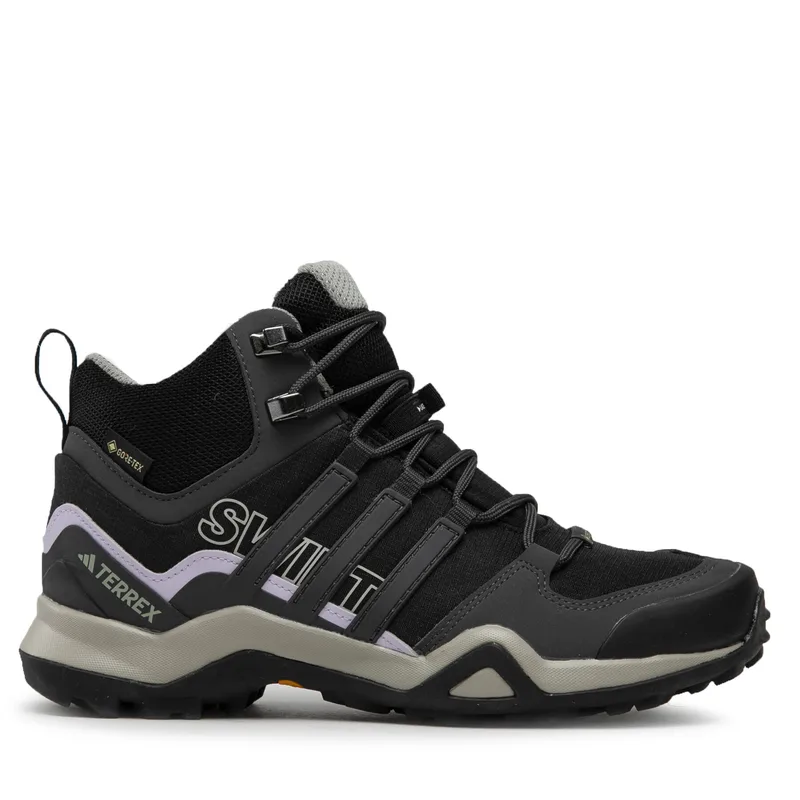Παπούτσια πεζοπορίας adidas Terrex Swift R2 Mid GORE-TEX Hiking Shoes IF7637 Μαύρο
