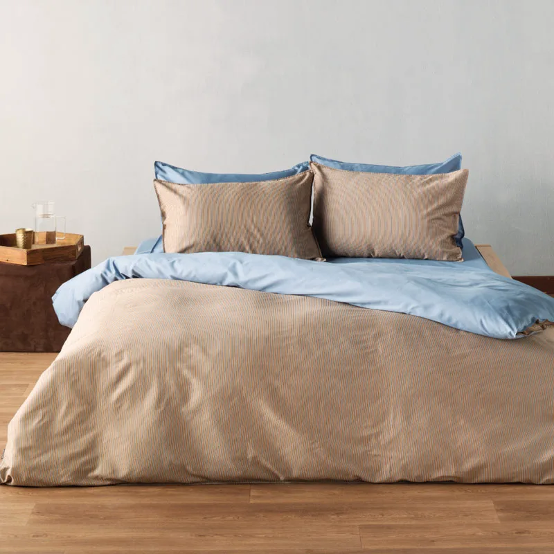Παπλωματοθήκη Υπέρδιπλη Σετ 220x240 Kentia Dimitri 04 Brown