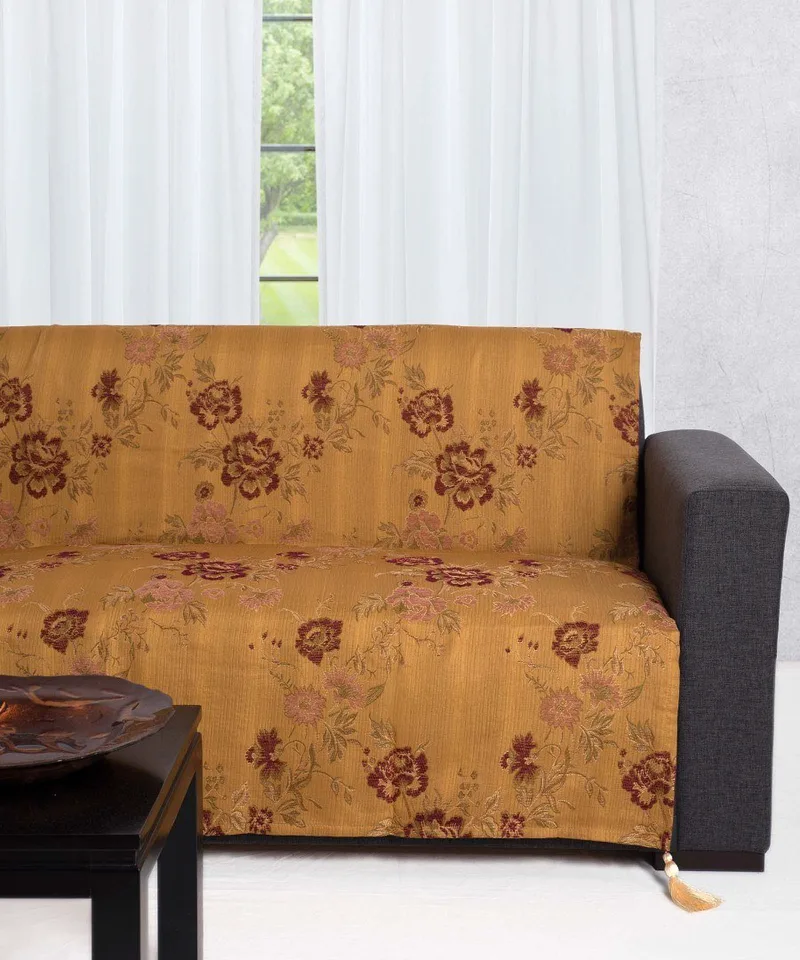 Ριχτάρι Πολυθρόνας Silk Fashion 65230 Χρυσό 150x180