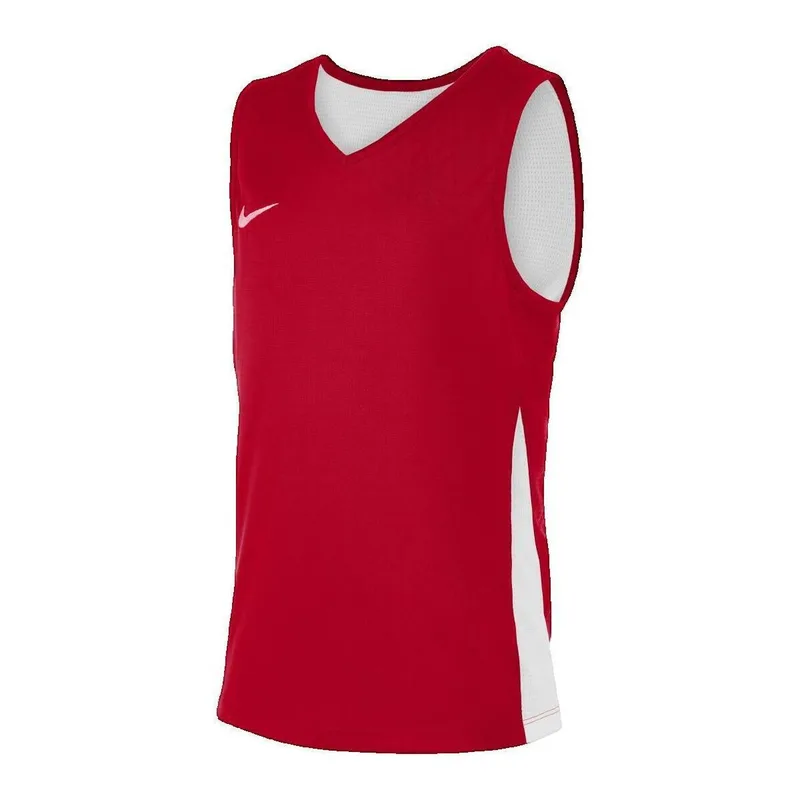Αμάνικα/T-shirts χωρίς μανίκια Nike Débardeur Team Basketball Réversible Rouge et Blanc