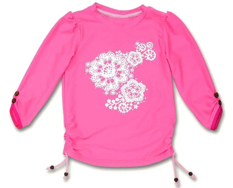 ΜΠΛΟΥΖΑ ΜΕ ΠΡΟΣΤΑΣΙΑ UV SUNUVA LACE ΦΟΥΞΙΑ (78ΕΚ.)-(6-12 ΜΗΝΩΝ)