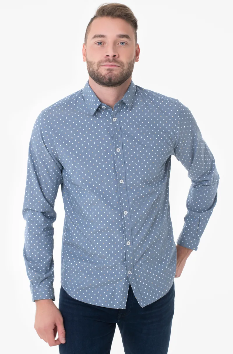 Ανδρικό Πουκάμισο Tom Tailor Shirt 1032364-30146 Μπλε