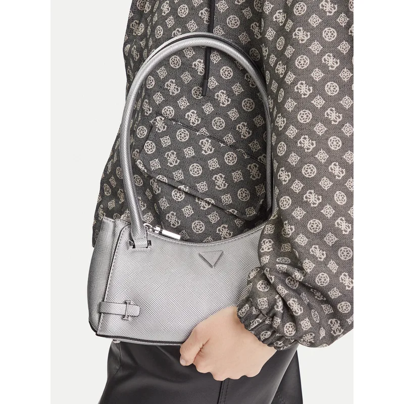 Τσάντα Guess HWMY96 57170 Ασημί