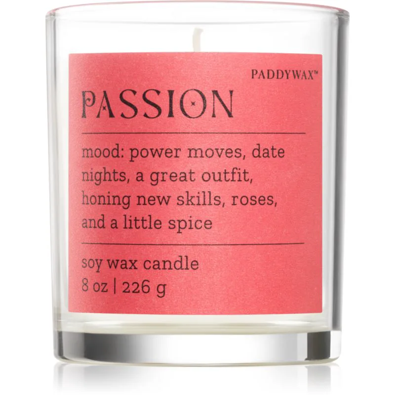 Paddywax Mood Passion Saffron Rose αρωματικό κερί 226 γρ