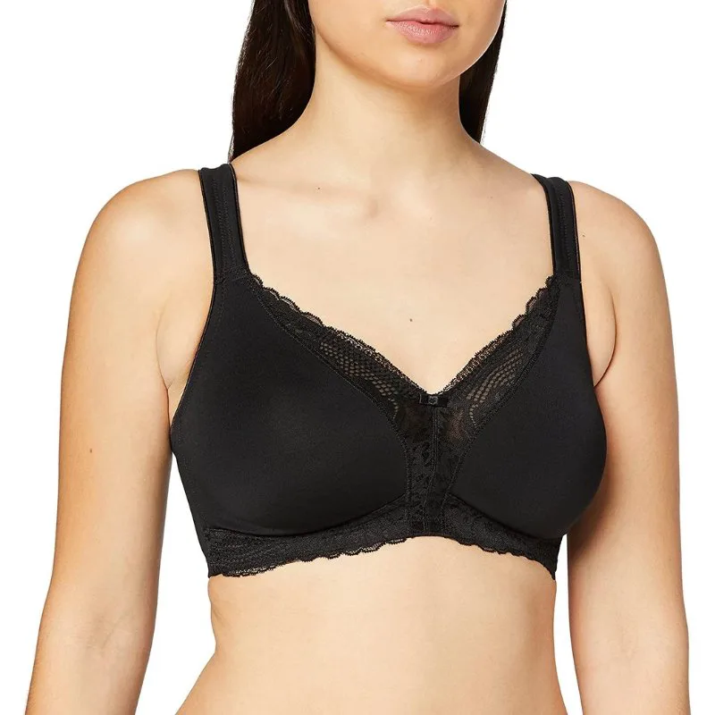 Σουτιέν χωρίς μπανέλα | Modern Lace + Cotton N ΜΑΥΡΟ