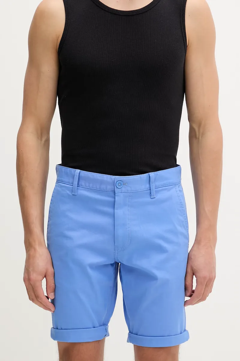 Tommy Jeans Σορτς chino Ανδρικά βαμβάκι με ελαστάν