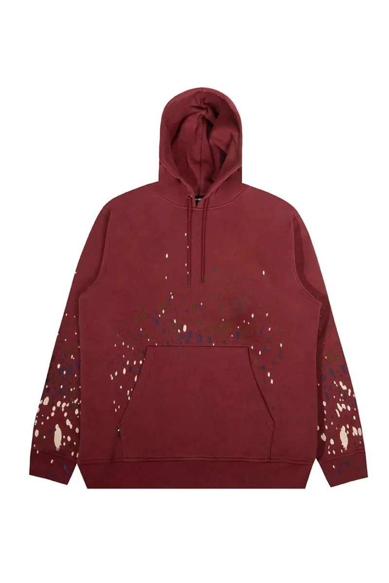 THE HUNDREDS Φούτερ με Κουκούλα Bandulu Hooded - ΜΠΟΡΝΤΟ-T24F102008-BURGUNDY