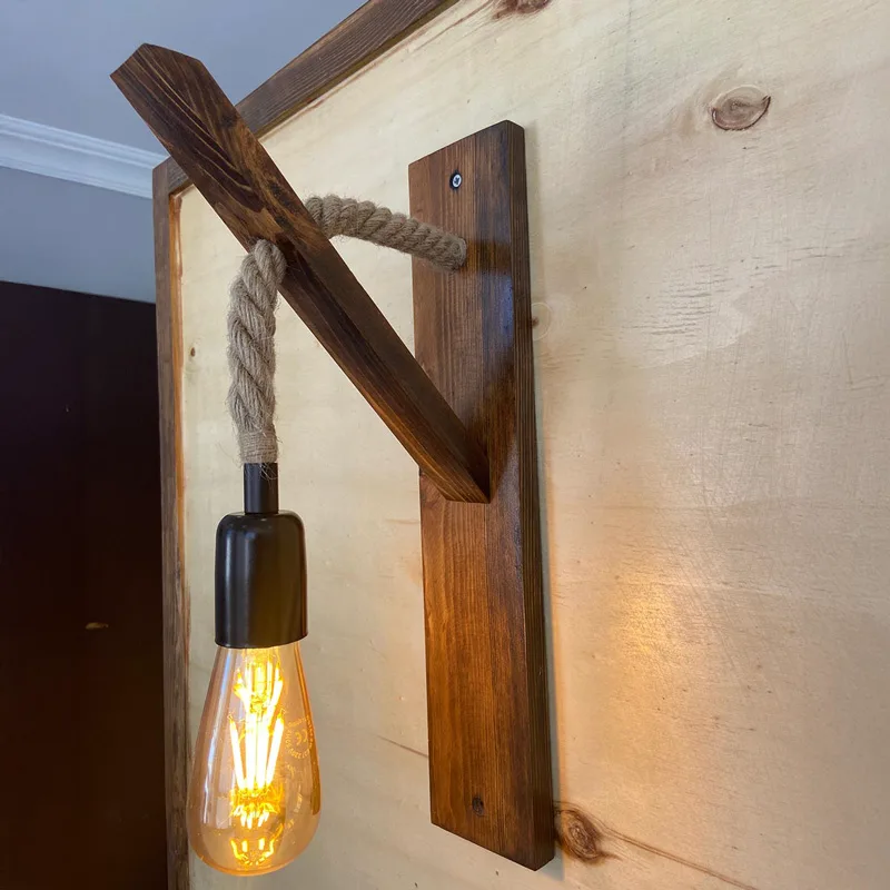 Φωτιστικό Τοίχου Ahsap Aplik 18 806Ald1467 (23x9x45)