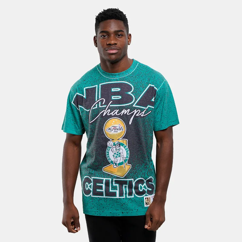 Mitchell & Ness Boston Celtics Champ City Sublimated Ανδρικό T-shirt (9000178688_69352)