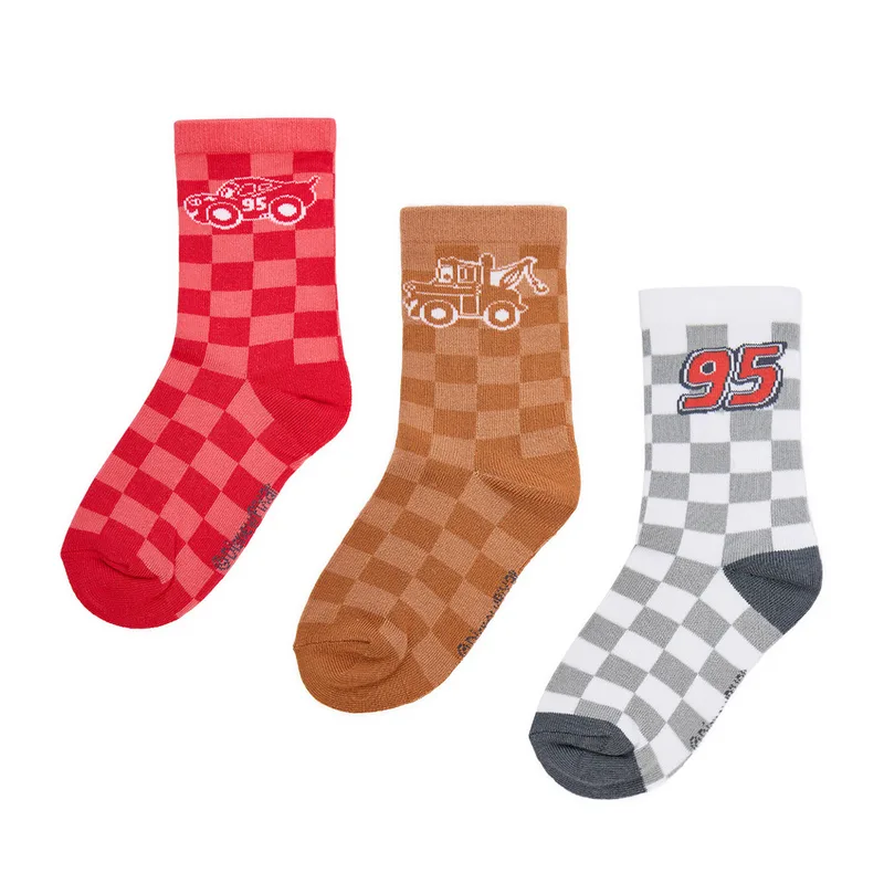 Κάλτσες μακριές Cars CEO-ACCCS-AW25-300DPC(3-PACK) Κόκκινο