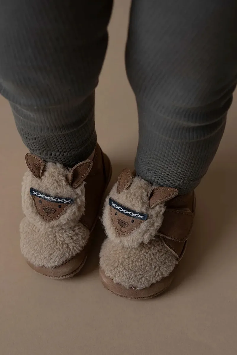 Δερμάτινες χειμωνιάτικες μπότες μωρού Donsje Matijn Sneakers Alpaca