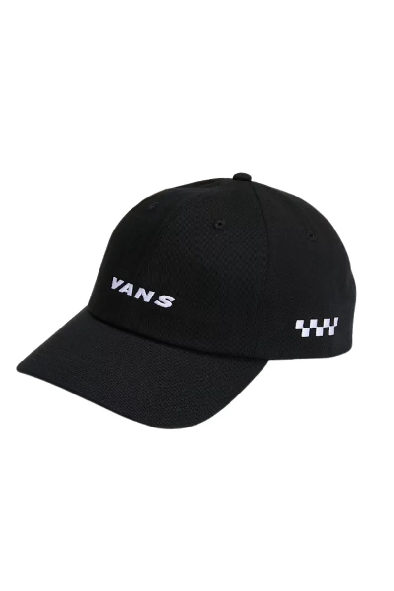VANS Καπέλα CHECK SIDE CURVED BILL BLACK - BLACK-VN000QA6BLK1-BLACK