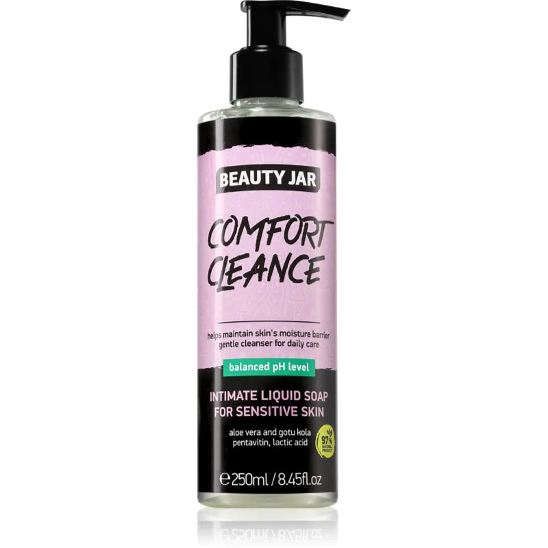 Beauty Jar Comfort Cleanse απαλό τζελ προσωπικής υγιεινής για καθημερινή χρήση 250 ml
