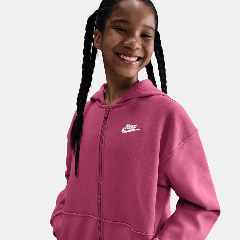 Nike G Nsw Club Flc Ovrszd Fz Lbr (9000232327_86431)
