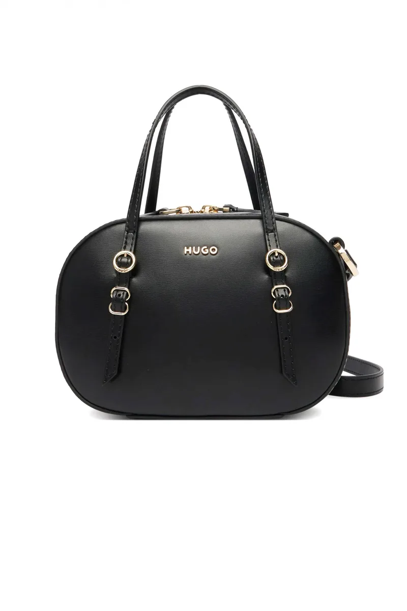 HUGO ΤΣΑΝΤΑ ΧΕΙΡΟΣ/CROSSBODY SYNDRA_DUFFLE SM LOGO ΜΑΥΡΟ