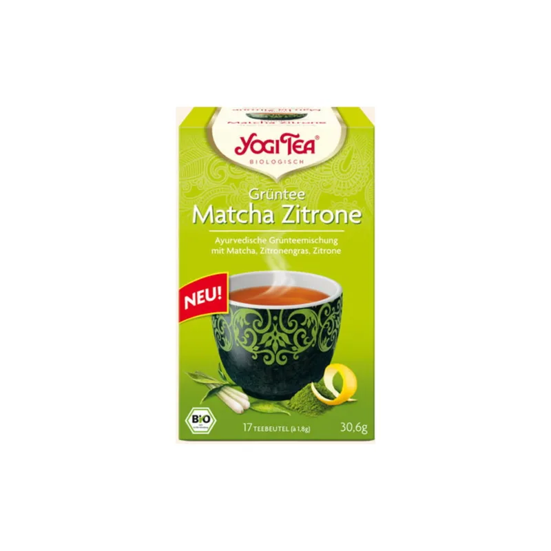 Yogi Tea Organic Matcha Green Tea With Lemon, 30.60 G