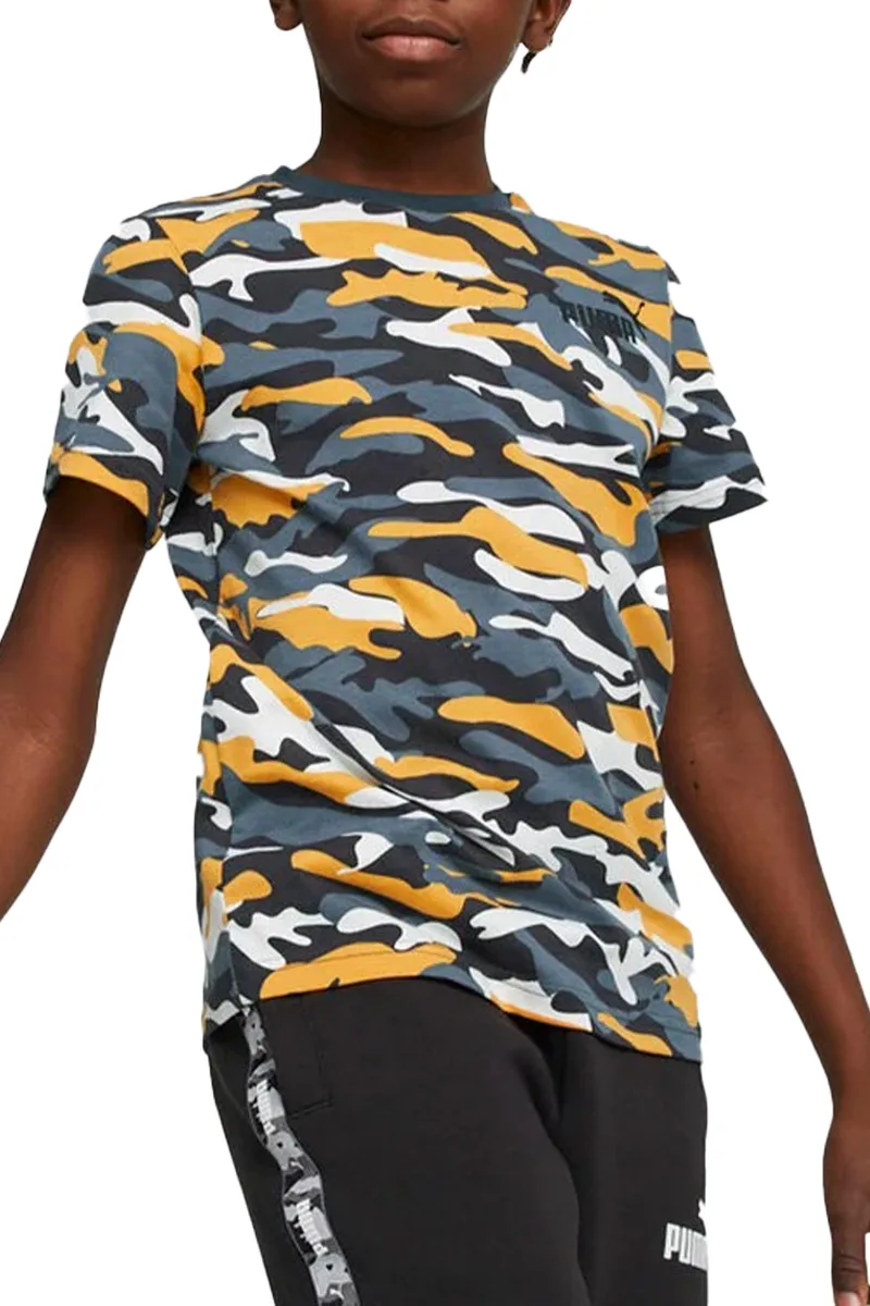 Μπλούζα Κοντομάνικη Puma Ess Camo 673244-16 Αγόρι