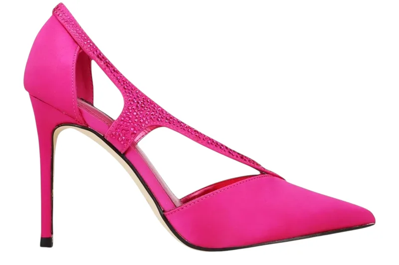 Γόβα Nine West Fantasy2 Σατέν Με Διακριτκά Στράς FANTASY2 01-660 Γυναικείο