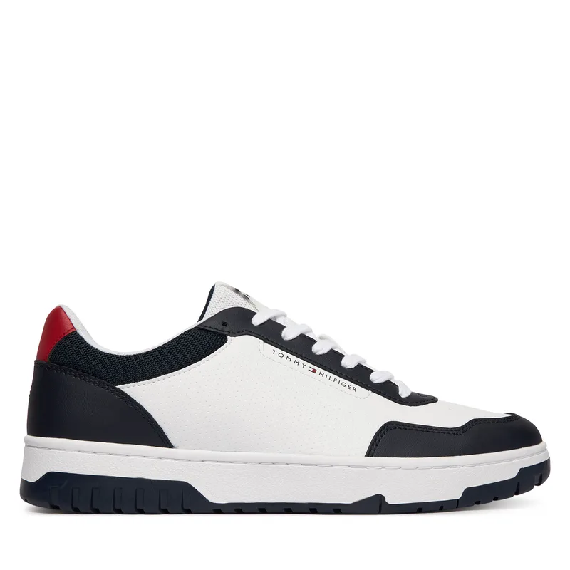 Αθλητικά Tommy Hilfiger Basket Core Lite Lth Block FM0FM05713 Λευκό