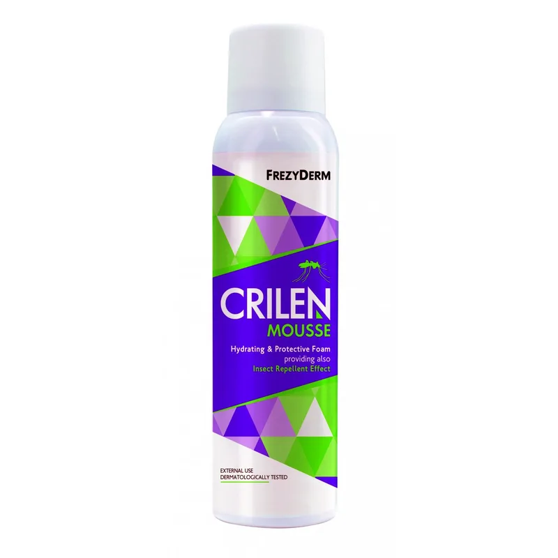 Frezyderm Crilen Mousse Ενυδατικός Εντομοαπωθητικός Αφρός 150ml