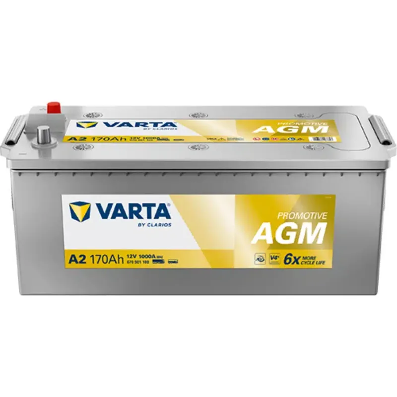 Μπαταρία Αυτοκινήτου VARTA ProMotive AGM A2 12V 170Ah 1000A (EN)