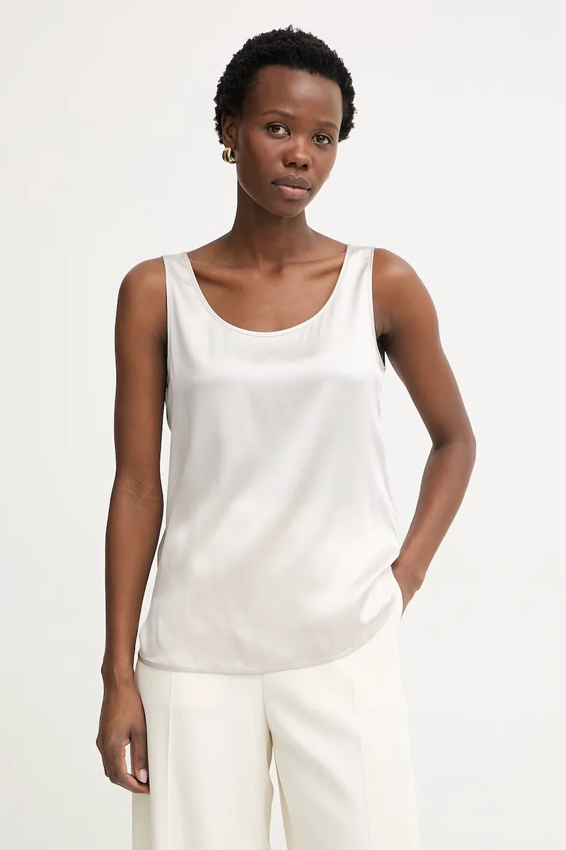 MM by Max Mara τοπ γυναικείο μεταξωτό PAN