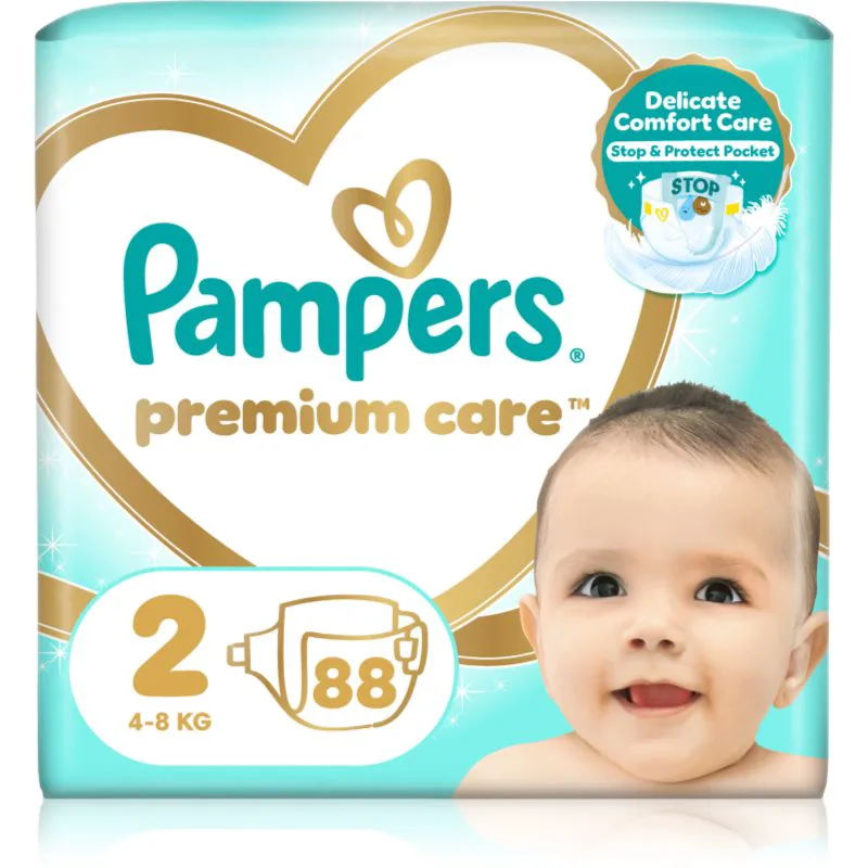 Pampers Premium Care Size 2 πάνες μίας χρήσης 4-8 kg 88 kg