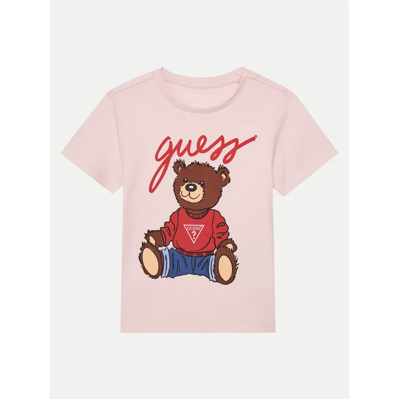 Guess T-Shirt H4BT01 I3Z14 Ροζ Regular Fit