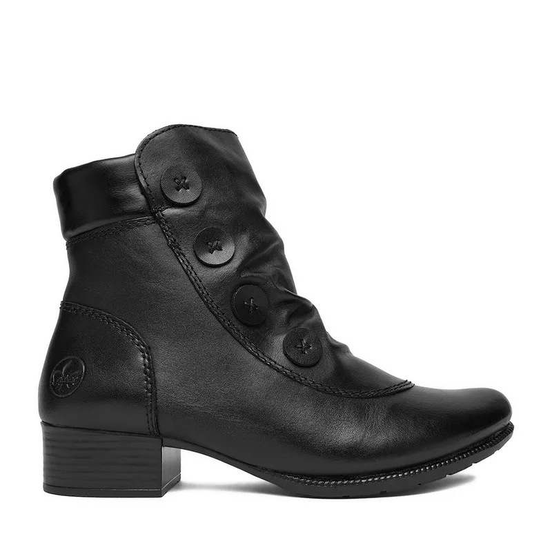 Μποτάκια Rieker CEO-78659-00 Μαύρο
