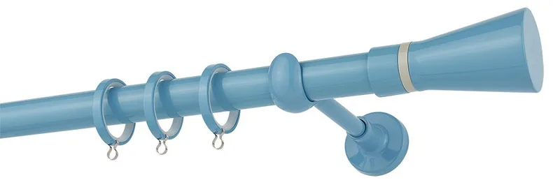 Κουρτινόβεργα Zogometal Color Pop Super Gloss CP4110 Γαλάζιο - Γκρι