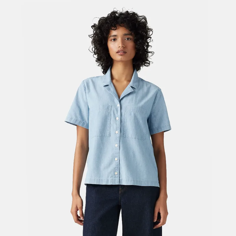 Levi's Sonny Linen Blend Camp Γυναικείο Κοντομάνικο Πουκάμισο (9000222828_84628)