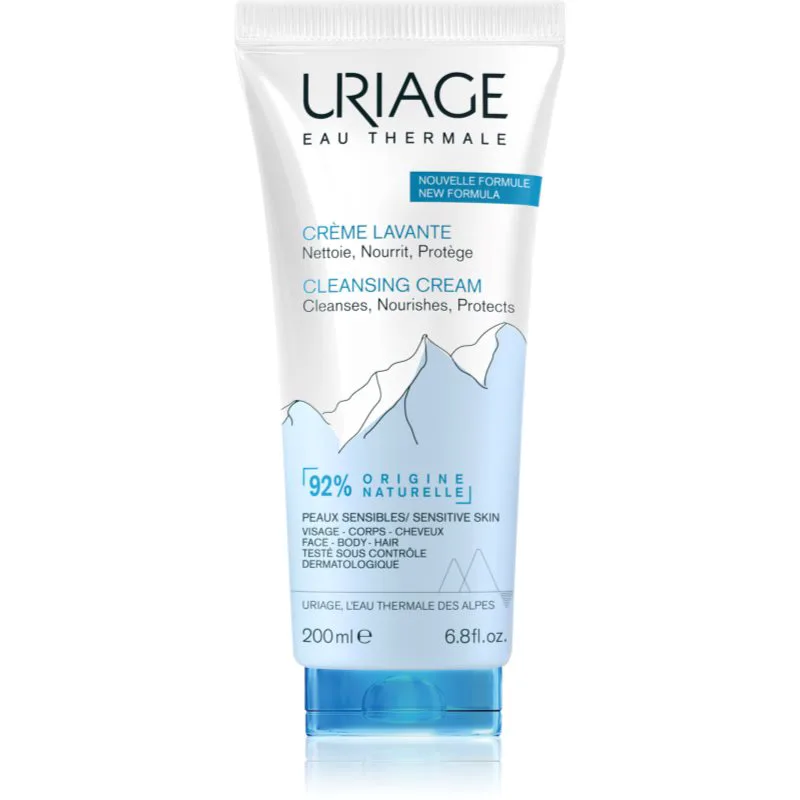 Uriage Hygiène Cleansing Cream θρεπτική καθαριστική κρέμα για σώμα και πρόσωπο 200 ml