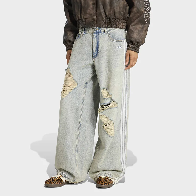 adidas Originals Loose Denim Destressed Γυναικείο Τζιν Παντελόνι (9000237269_75990)