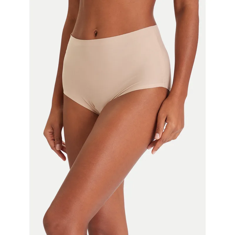 Chantelle Κλασικό σλιπ ψηλόμεσο Soft Stretch Plus Size C11370 Μπεζ