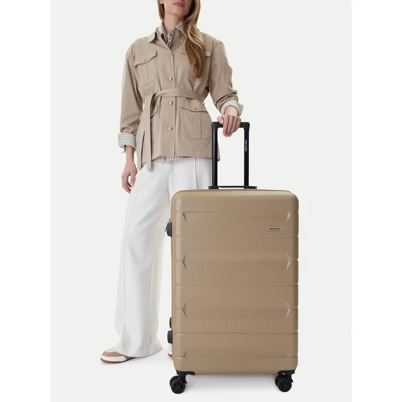 Μεγάλη Βαλίτσα GINO ROSSI CEO-GIN-L-004-BEIGE Μπεζ