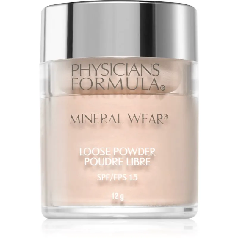 Physicians Formula Mineral Wear® Diamond Loose Powder μεταλλικό μέικ απ πούδρα σε σκόνη απόχρωση Creamy Natural 12 γρ