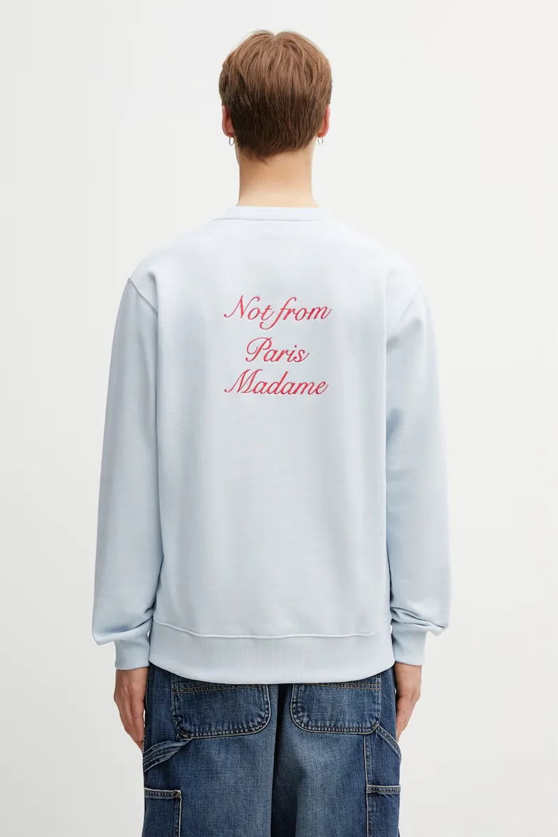 Drôle de Monsieur μπλούζα ανδρική βαμβακερή Slogan Calligraphy