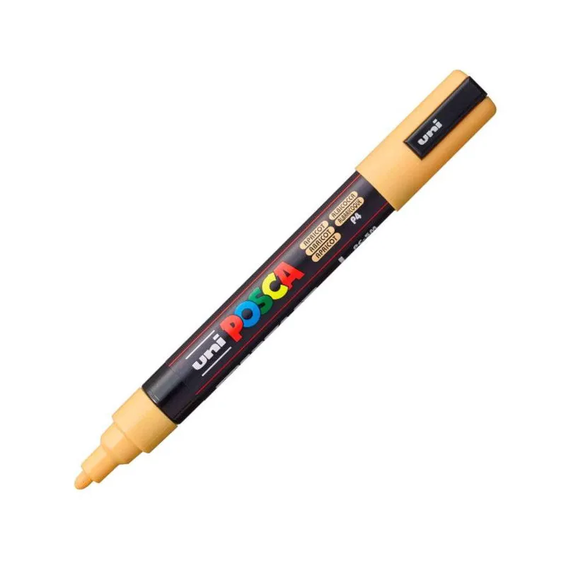 Μαρκαδόρος Posca Medium PC-5M Apricot 2.5mm Uni-Ball